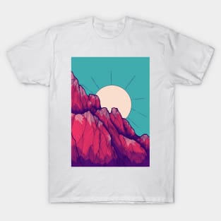 The rose red peak T-Shirt